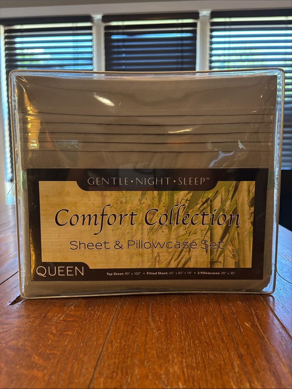Gentle Night Sleep Comfort Collection Queen Sheet & Pillowcase Set - Sage Green